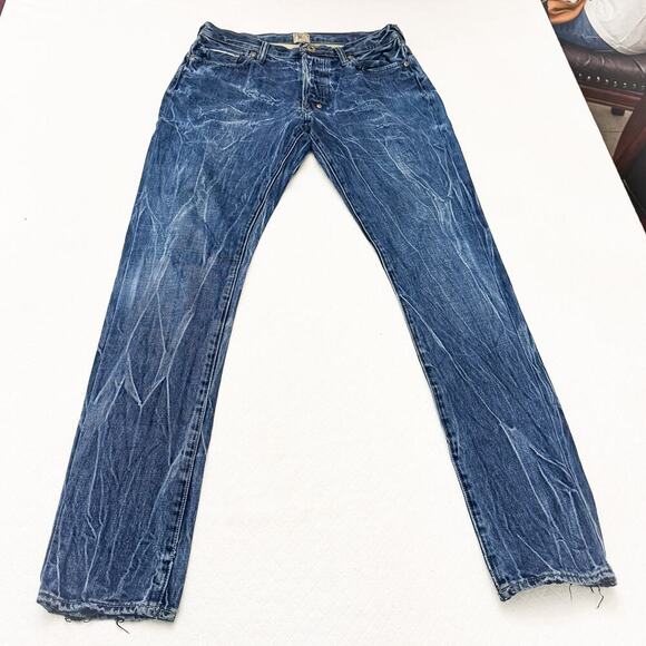 PRPS Men's Distressed Denim Jeans Japanese Salvage E65P76BX Size 31 - Picture 2 of 7